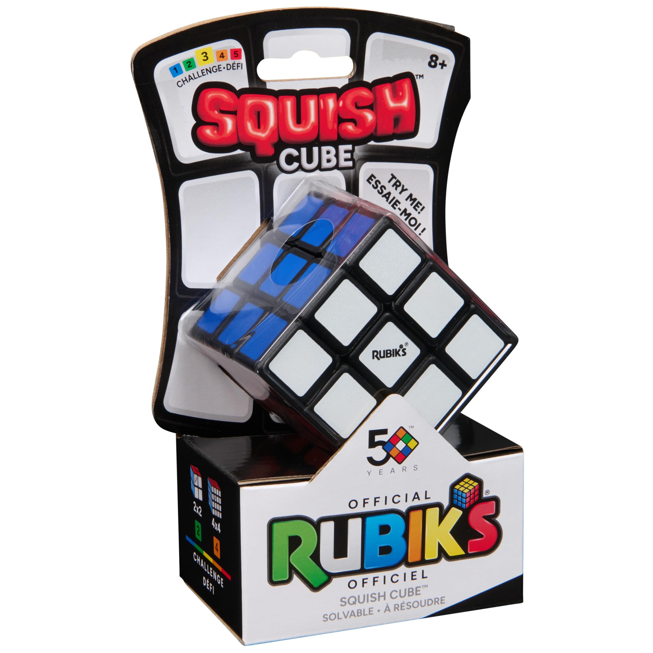 Rubik's Cube - Rubiks Squish Cube 3x3 - Puzzle dla dorosłych i dziecko - Zabawka sensoryczna - Gra dla dorosłych i dzieci 8