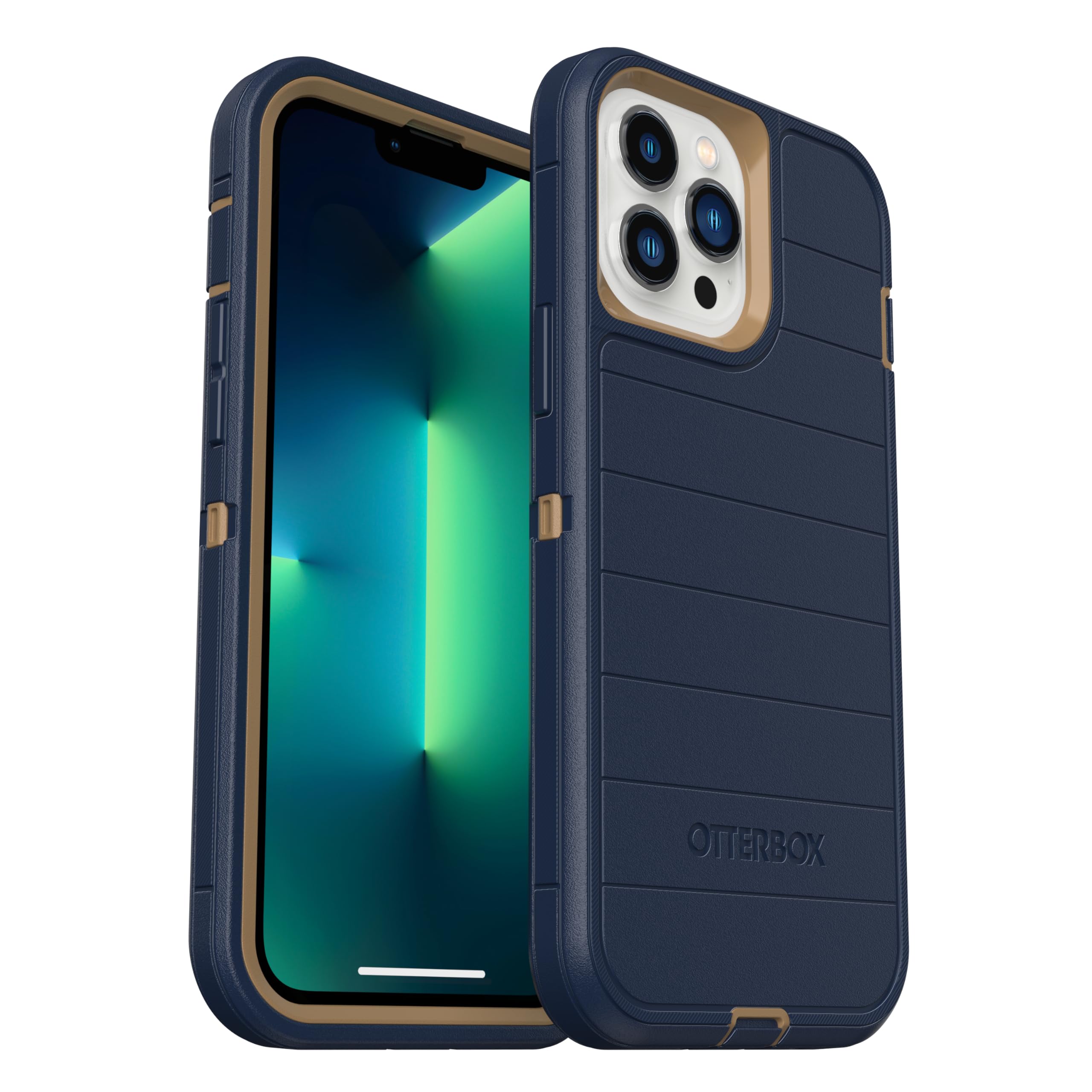 OtterBox Defender Series Screenless Edition Case For IPhone 13 Only Case Only Microbial Defense Protection Non Retail Packaging Fort Blue - View #3