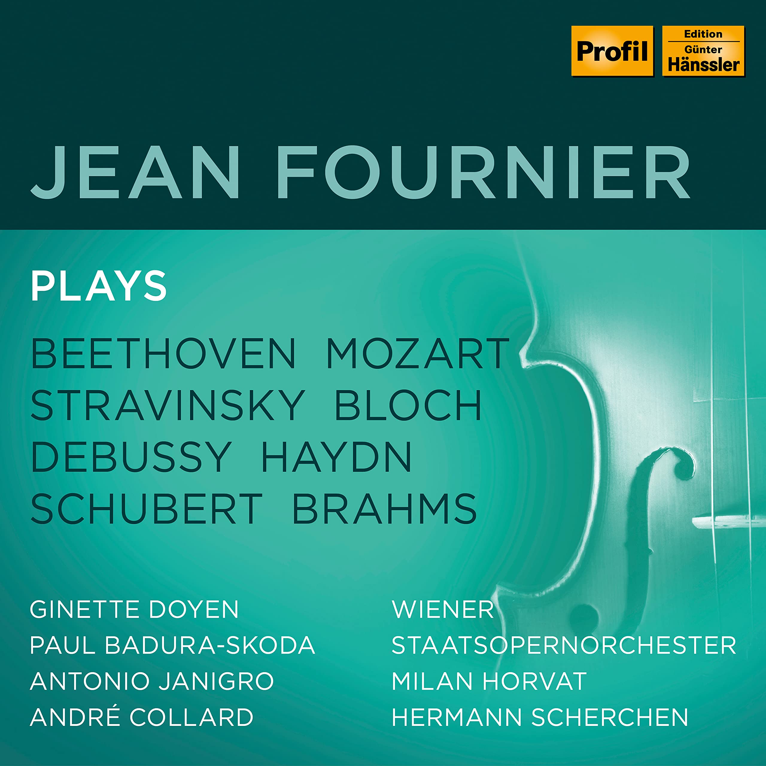 Ludwig van Beethoven, Wolfgang Amadeus Mozart, Claude Debussy, Joseph Haydn, Franz Schubert, Johannes Brahms, Josef Suk