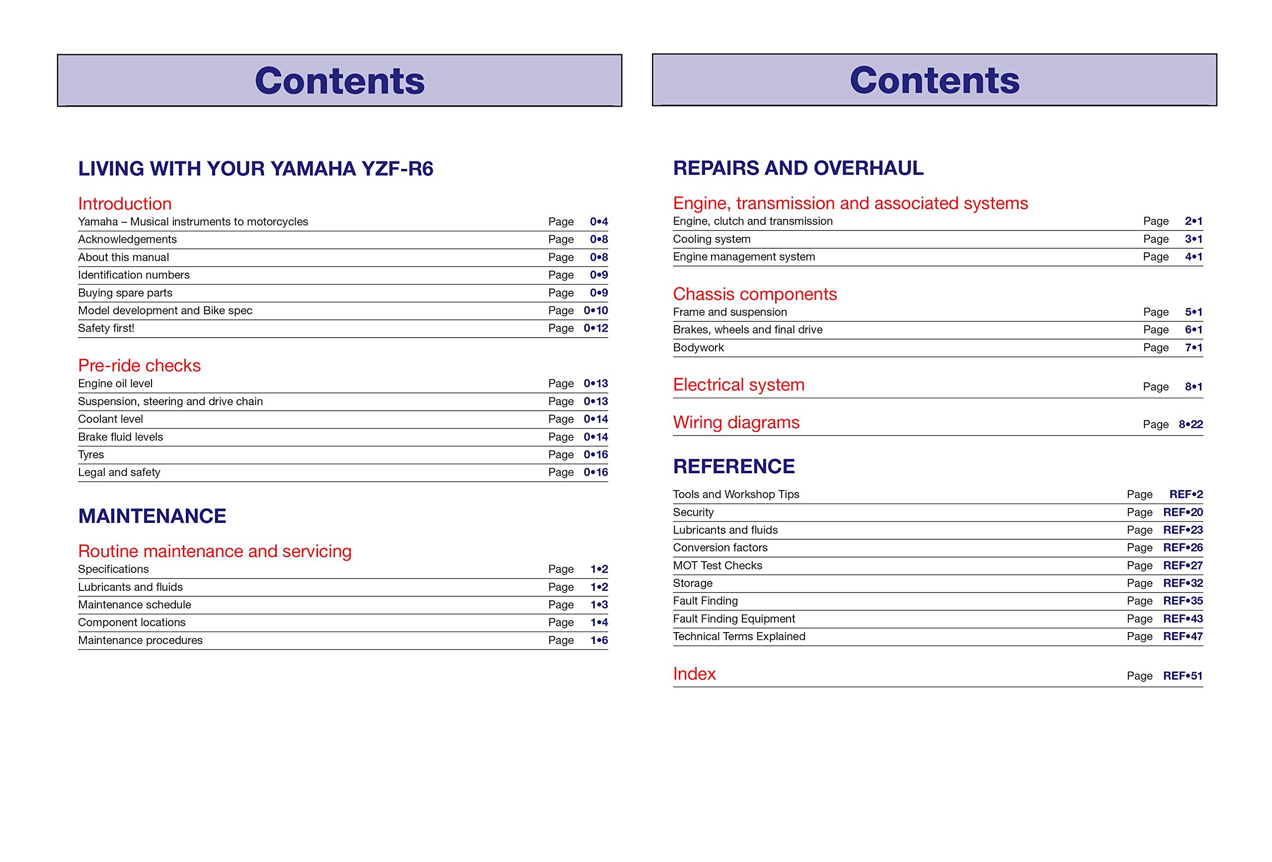 Haynes Yamaha YZF-R6 '03 to '05 Service and Repair Manual (Haynes Service and Repair Manual) - Image 4