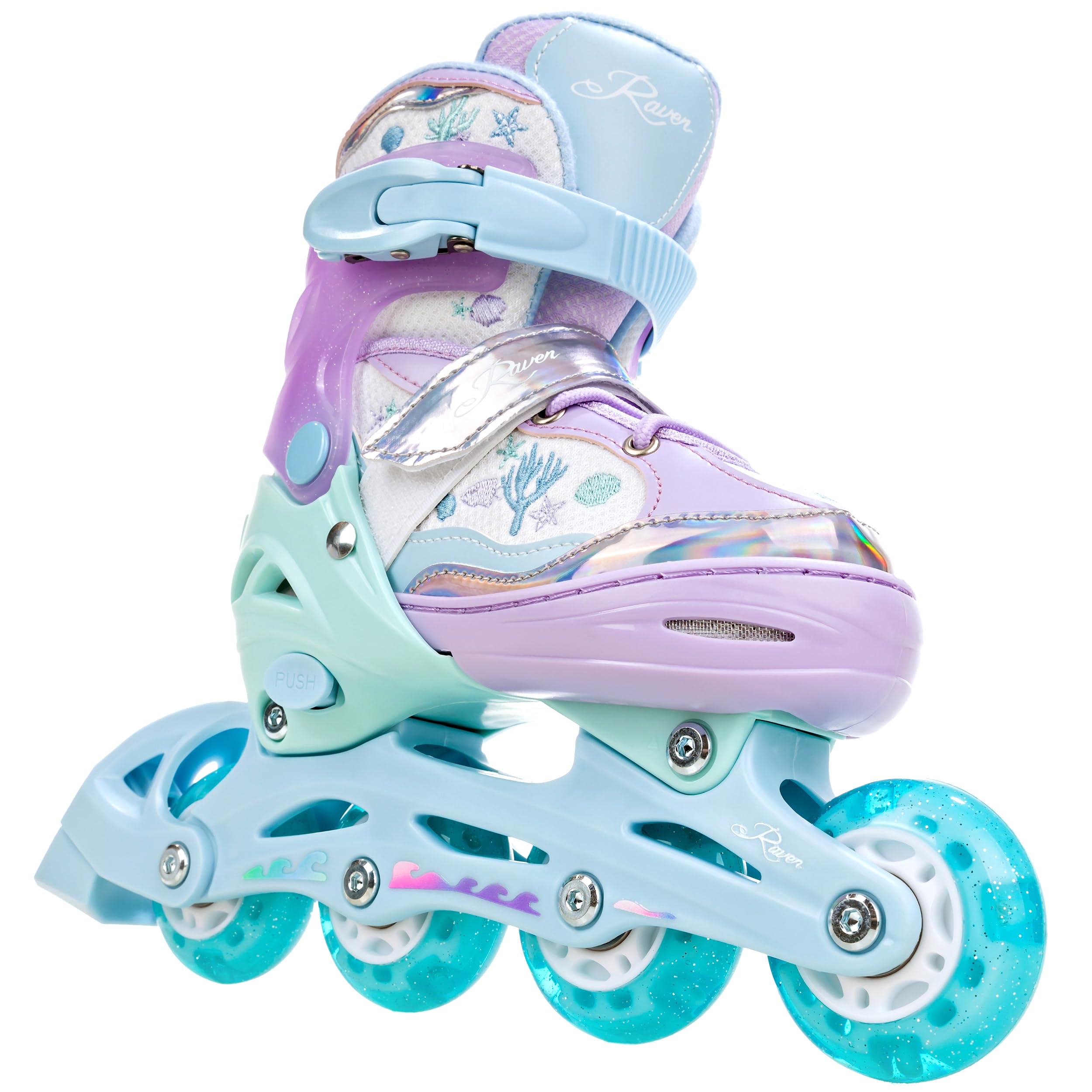 Verstellbar Inline Skates für Jungen Mädchen Anfänger,3 in 1 Rollschuhe