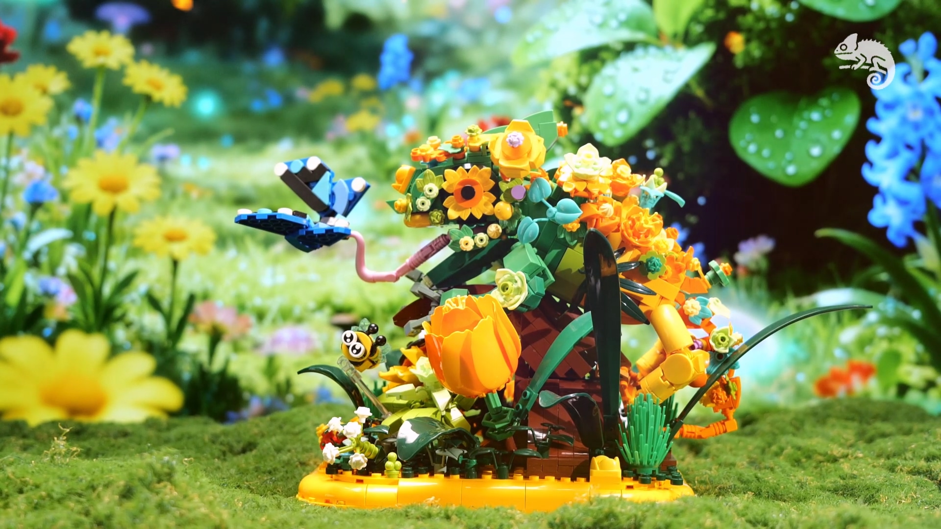 Amazon.com: GXJTYYBS Chameleon Garden Bonsai Building Set, 1092PCS