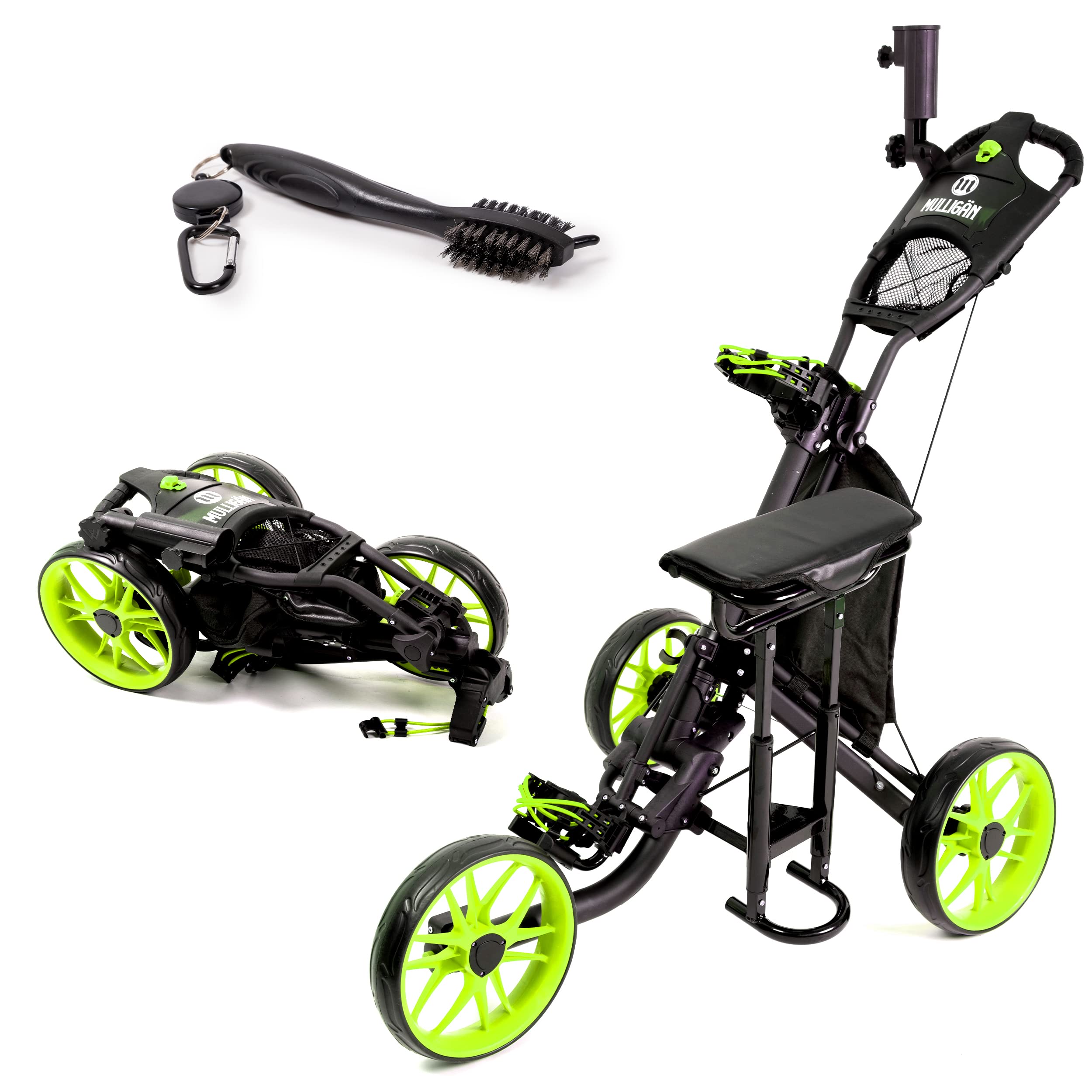 Buy MULLIGAN Golf Push Cart Golf Caddy With Quick Release Wheels