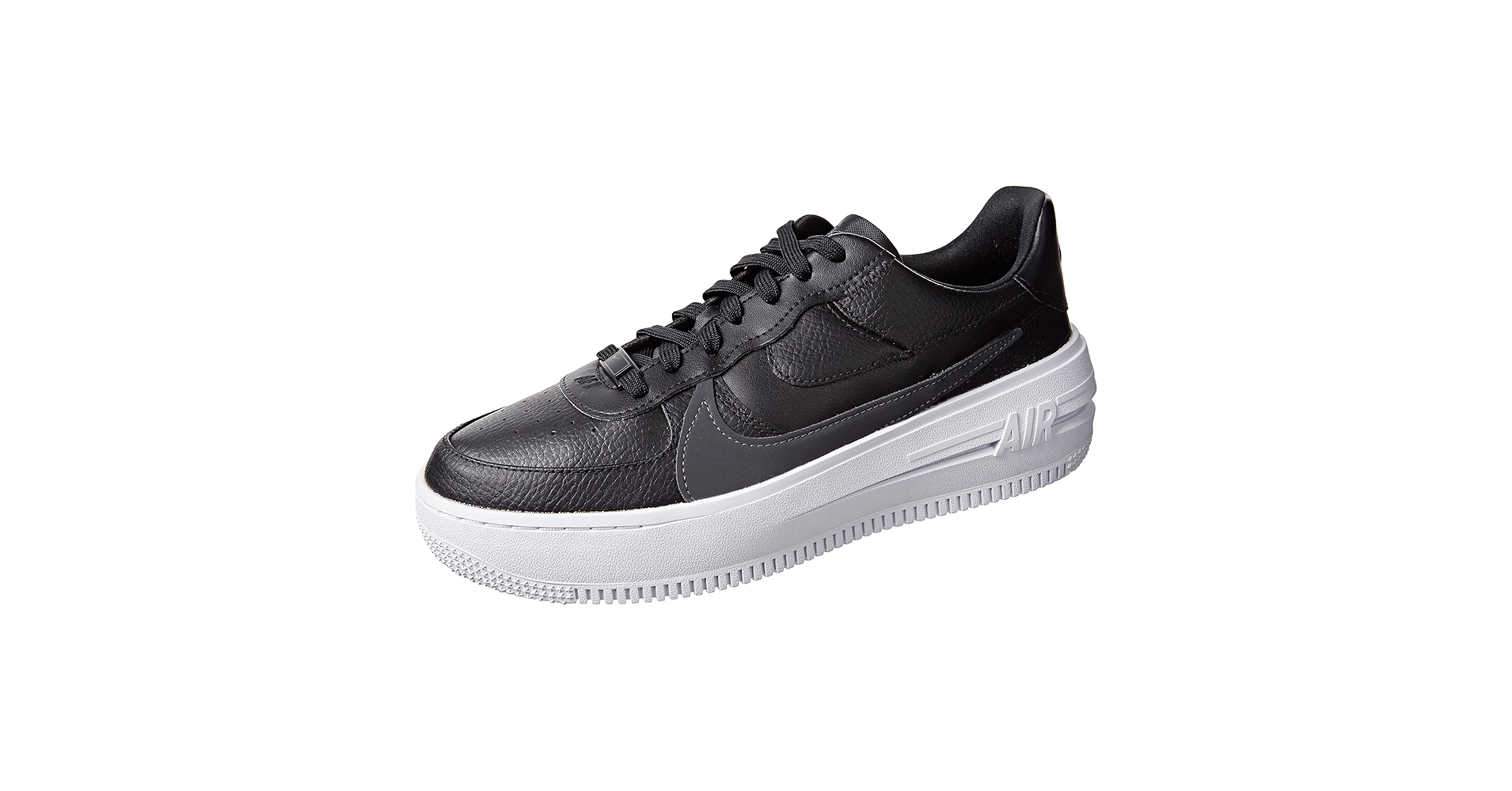 靴 Nike womens air force 1 black WMNS) Nike Air Force 1 Low 'Black Silver Mini Swoosh' HQ1180-001