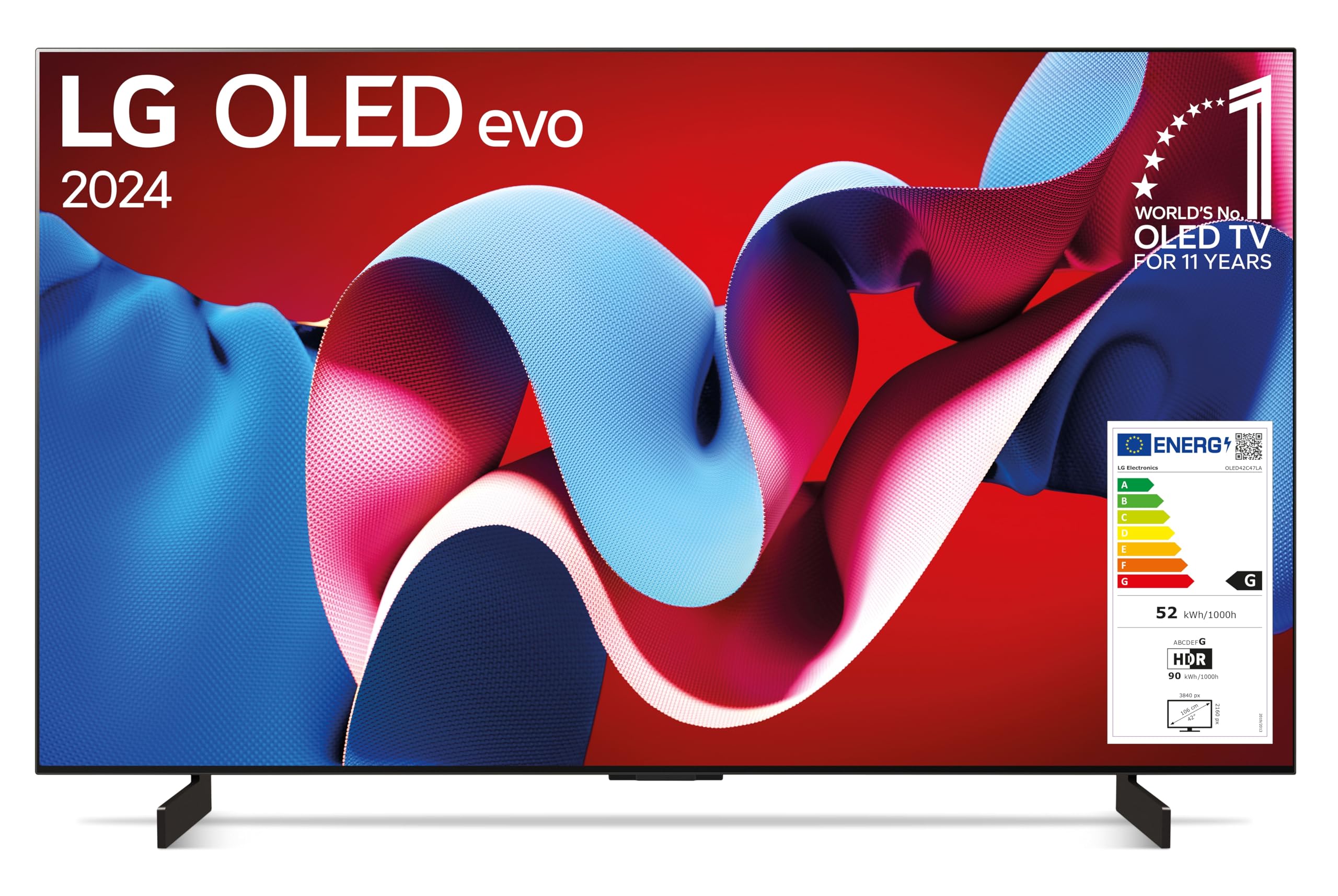 TV 42 POUCES OLED ULTRA HD 2024 LG - OLED42C44LA