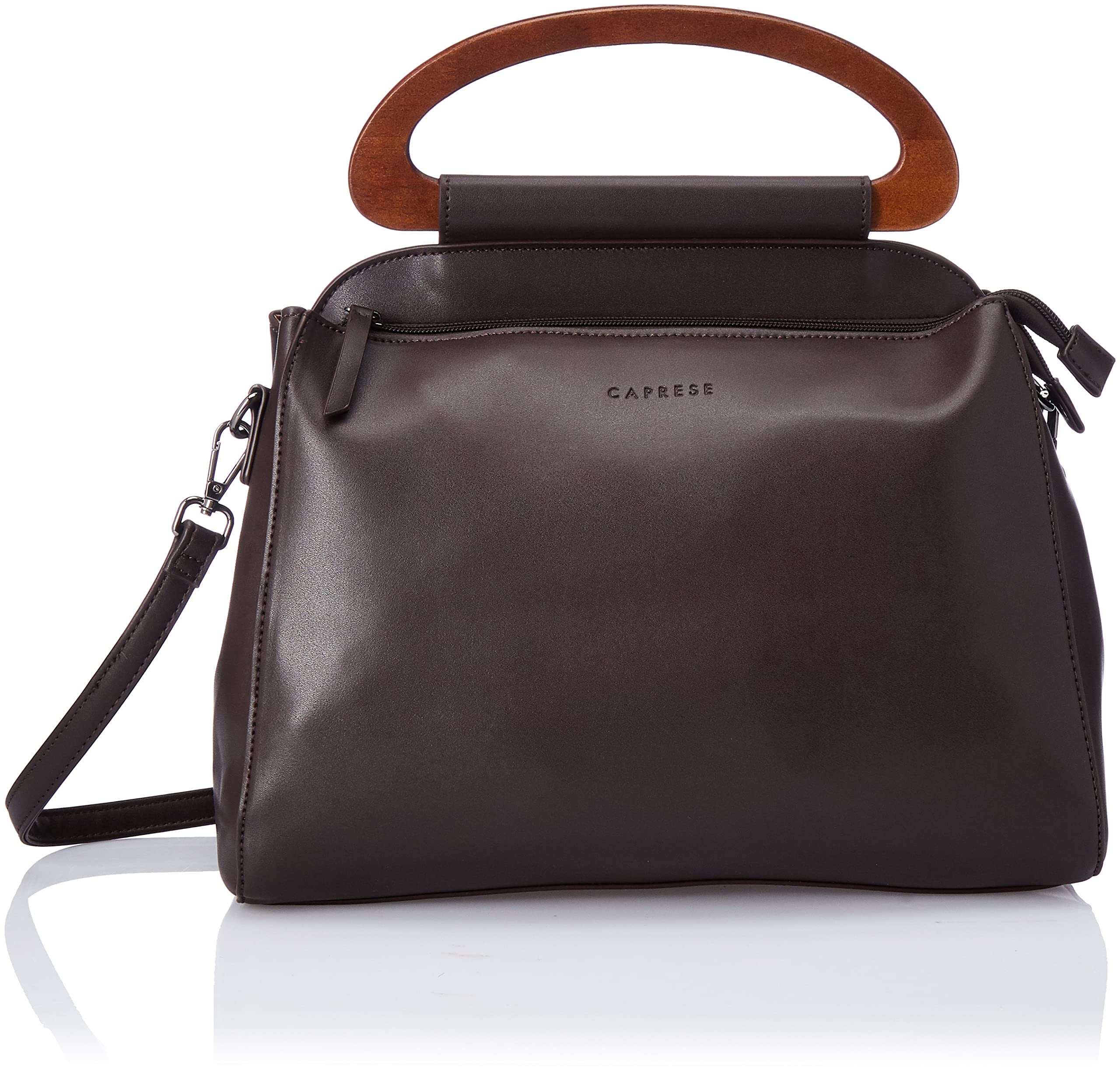 Caprese womens MELUA S Large DARK BROWN Satchel (B0B3ZQM87G) Amazon Price History, Amazon Price Tracker