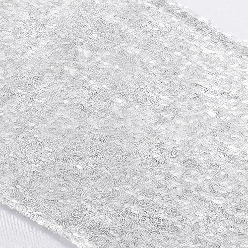 Vista 149 de Camino de mesa de lentejuelas doradas, 12 x 72 pulgadas, paquete de 15 caminos de mesa de boda con purpurina, camino de mesa dorado brillante