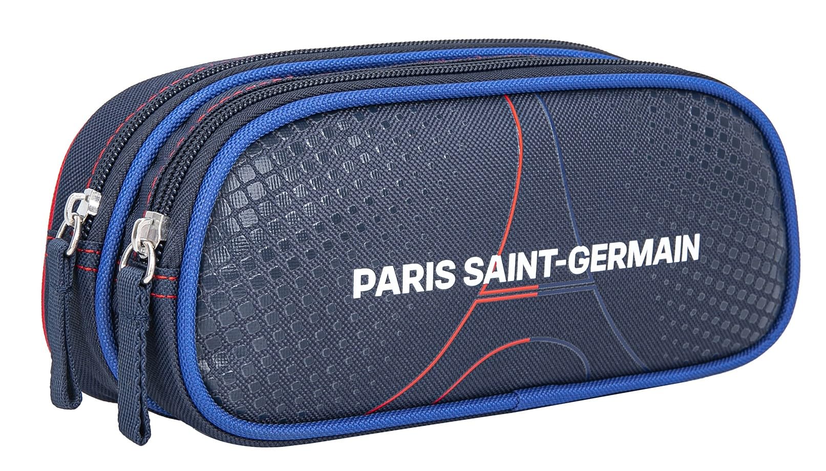 PSG Piórnik szkolny z 2 przegródkami, oficjalna kolekcja Paris-Saint-Germain