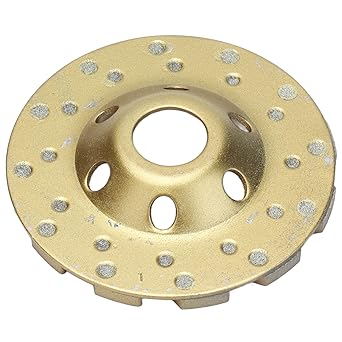 Grinding Wheel, Standard Design 4in Durable Dry Wet Cutting Grinder Disc with Gas Holes for Concrete for Marble'