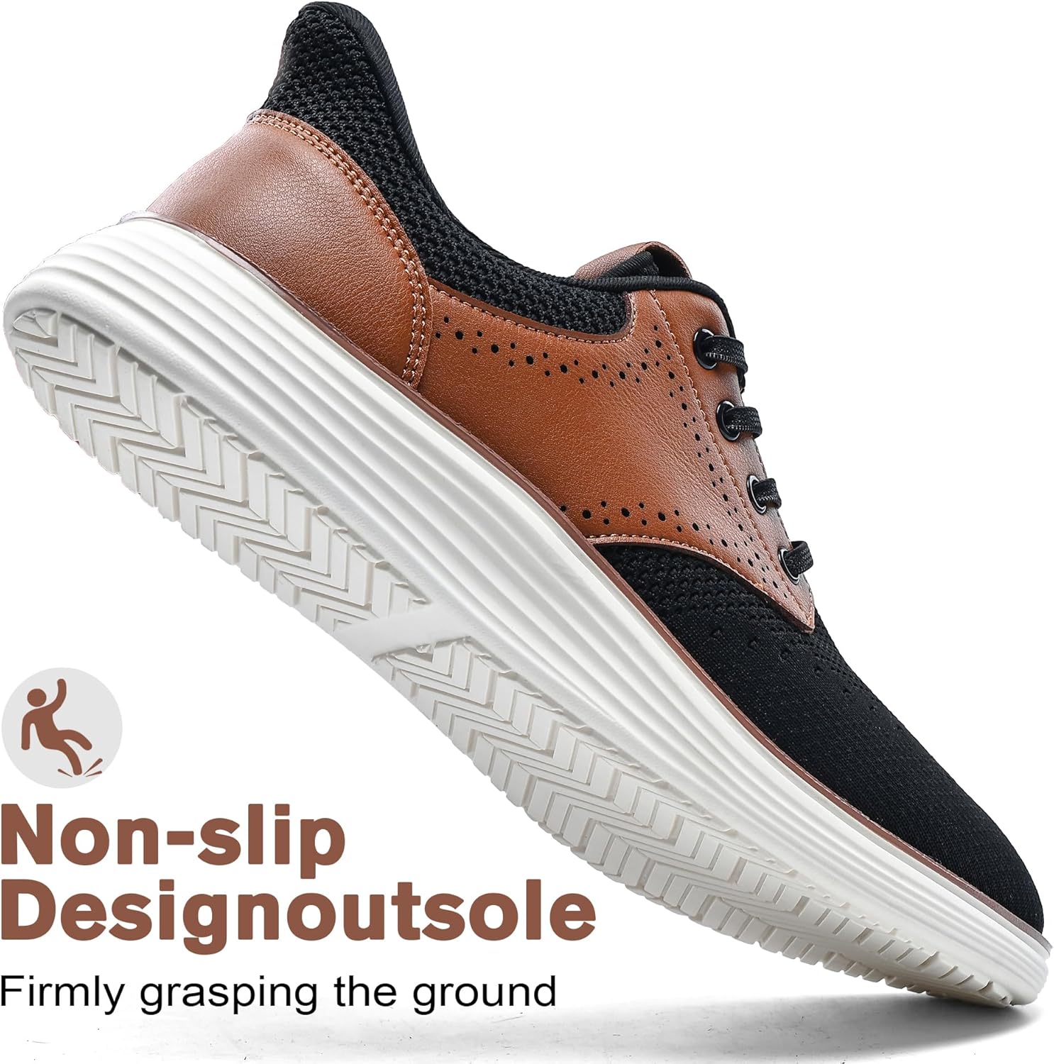 Dress Sneakers for Men, Slip on Business Casual Shoes, Travel Walking Shoes, Comfortable Breeze Oxfords - Image 5