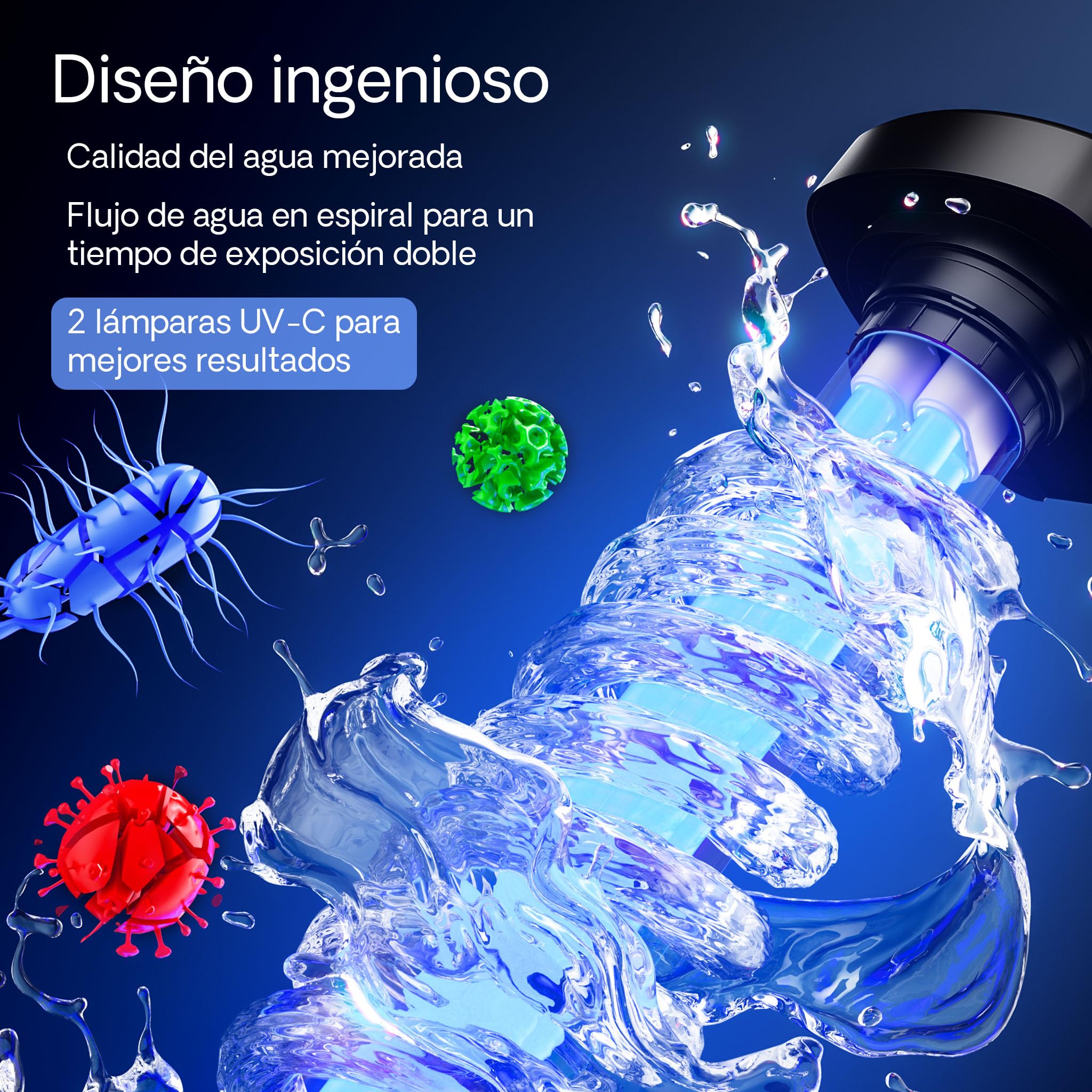 SunSun CUV-2110 Clarificador Agua Estanque Filtro de luz 110W hasta 120.000l luz UV antialga