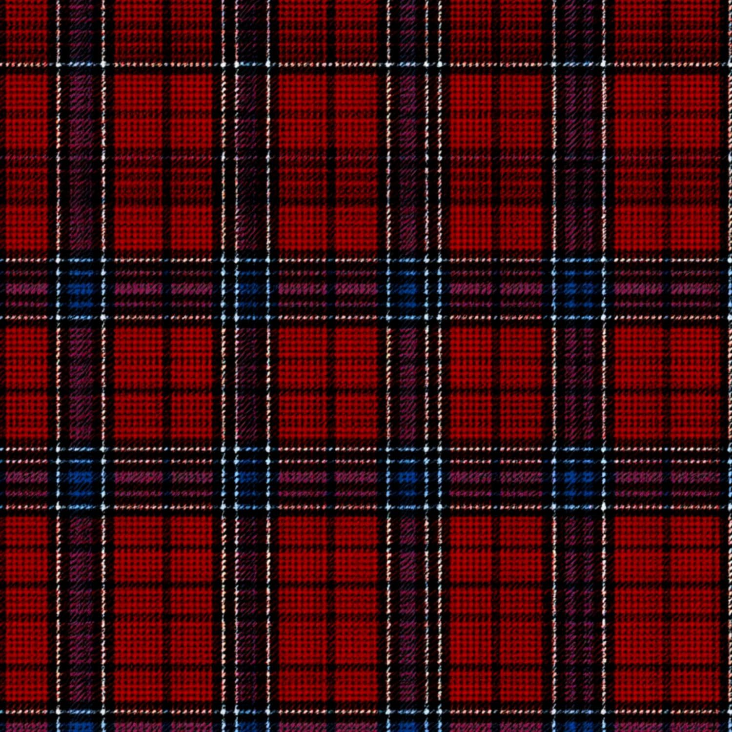 Deruinvaio Color7 Self Adhesive Feature Removable Red Blue Tartan Plaid Black White Peel And Stick Vinyl Wallpaper Roll, Sticky Lining Paper For Bedroom, Living Room, Kitchen Walls