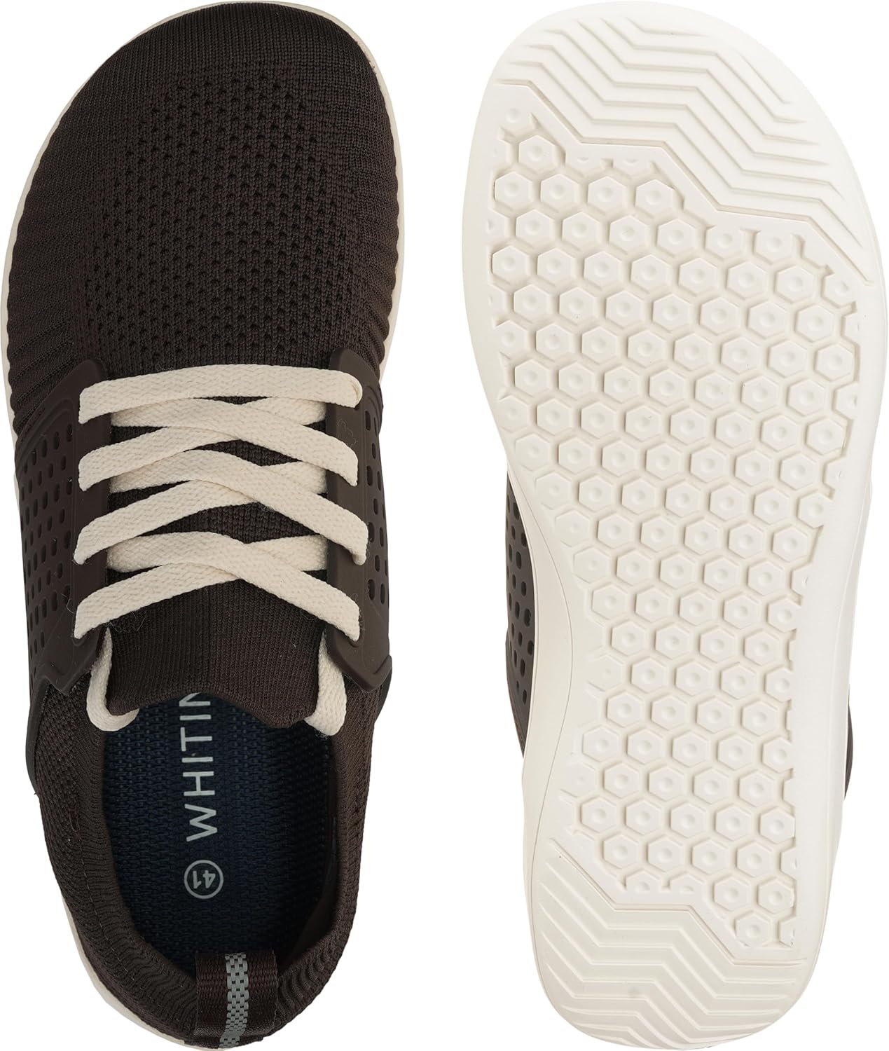 WHITIN Men's Wide Minimalist Barefoot Sneakers | Zero Drop | Midfoot Stability - Image 5