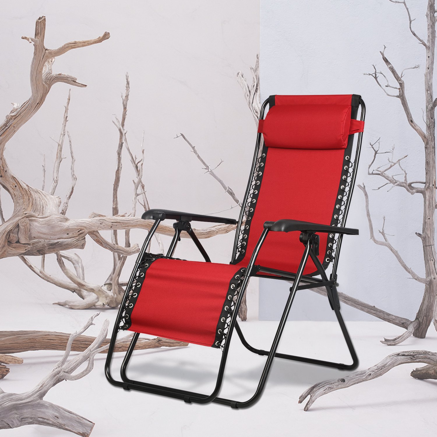 portal oversized mesh back zero gravity recliner chair