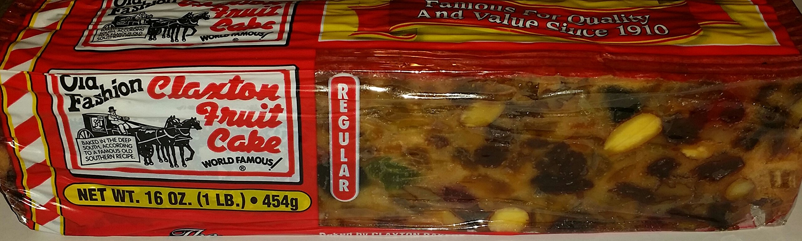 Claxton Fruit Cake - Regular - 1 lb