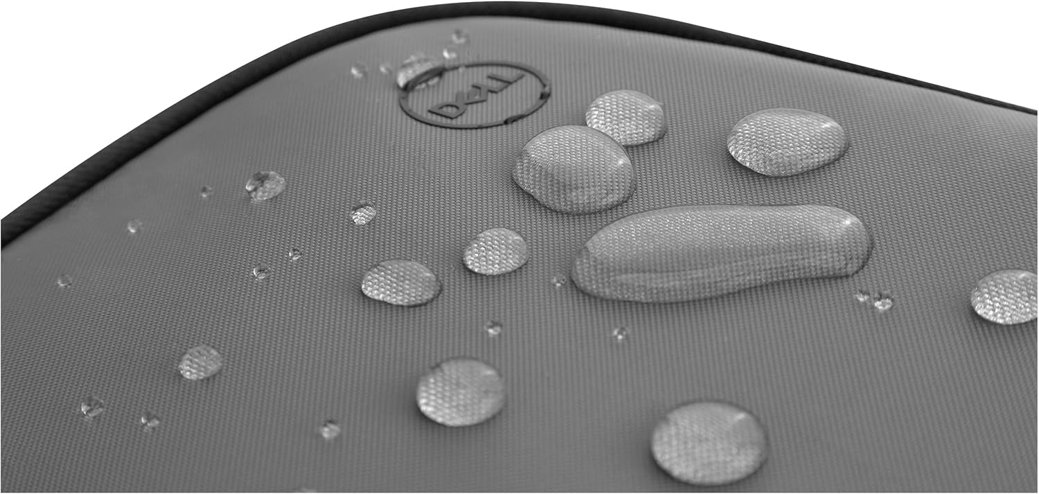 Dell EcoLoop Urban Backpack 14-16 Grey - CP4523G - 100% recycled plastic, 420D fabric, Weather resistant, double zipper closure, padded sleeve, air mesh padded back, 2 side stretch pockets - Image 4