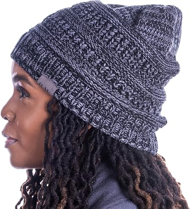 Soft Slouchy Beanie Hat Looks Great on 