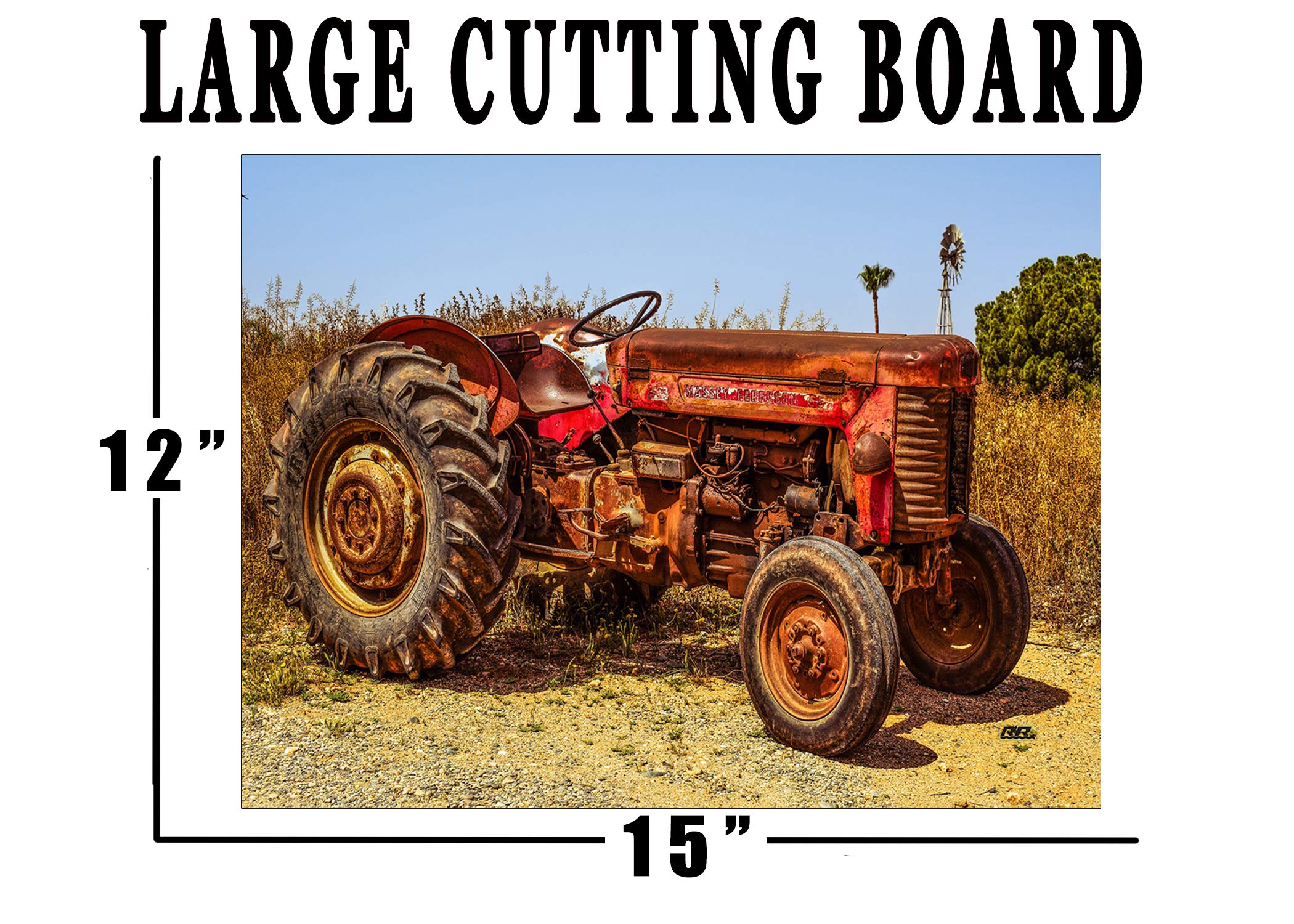 Amazon.co.jp: Old Farm トラクター キッチン ガラス カッティング