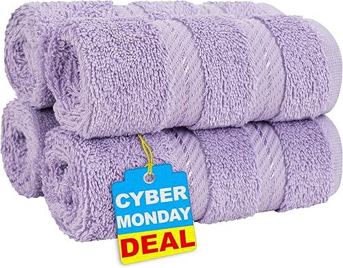 Miniatura 545 de American Soft Linen - Juego de 4 toallas de baño, 100% de algodón turco de 27 x 54 pulgadas, toallas de baño extragrandes, toallas para ducha