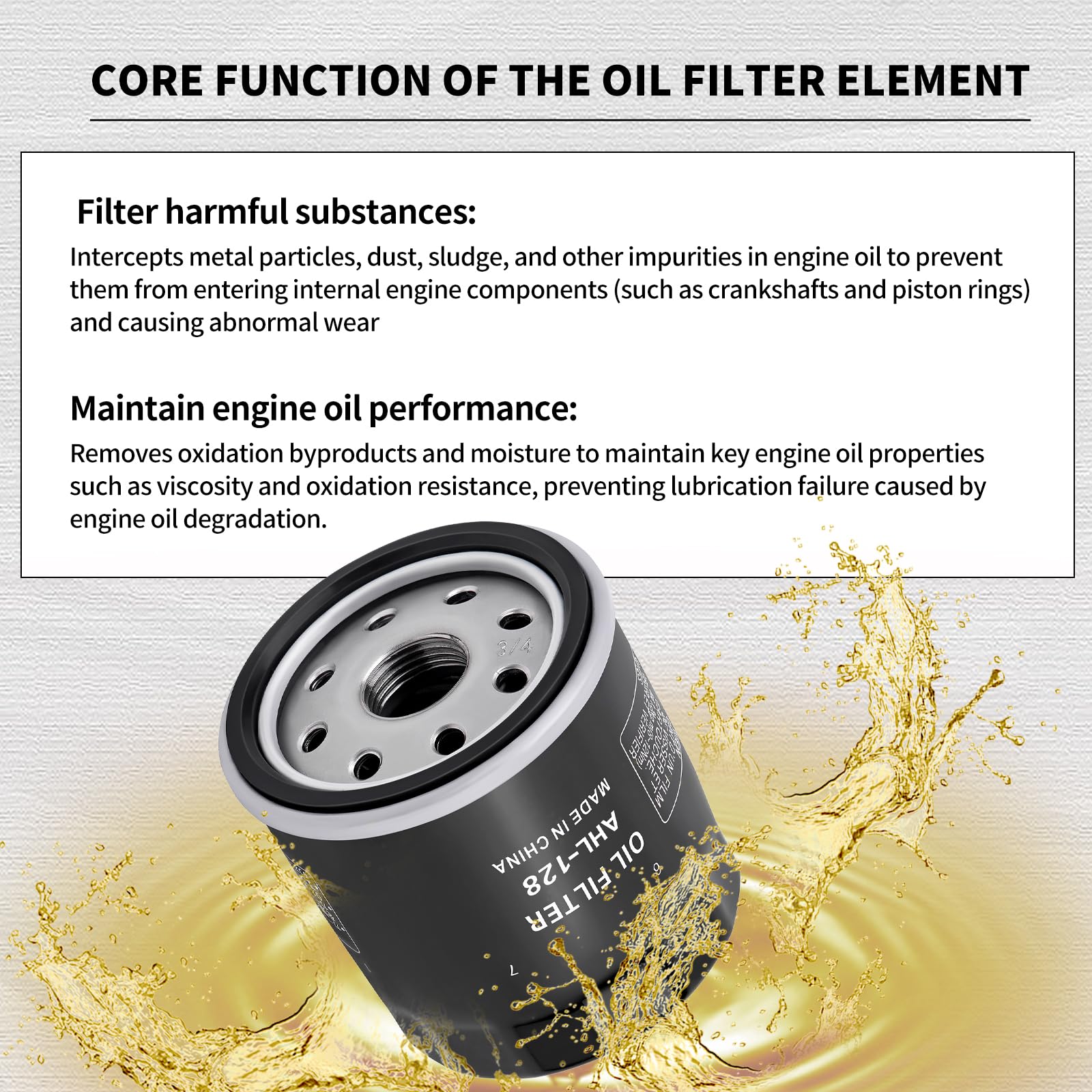 Amazon.com: AHL Oil Filter for KAWASAKI 49065-2057 49065-2062