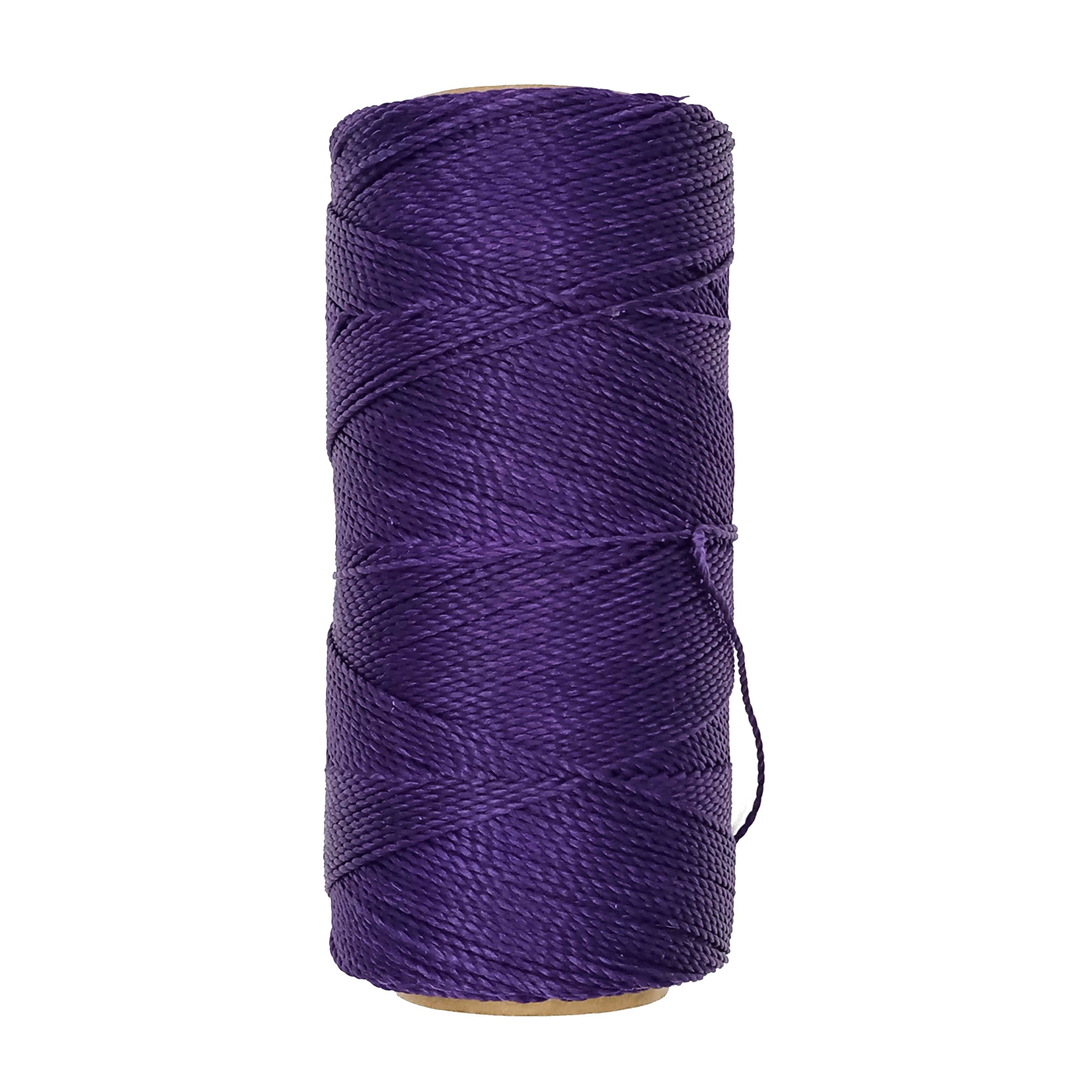 Linhasita Waxed Thread 100 g / 170 m Polyester 1 mm Thick Macrame, 30 Colours berry, Purple - Image 3