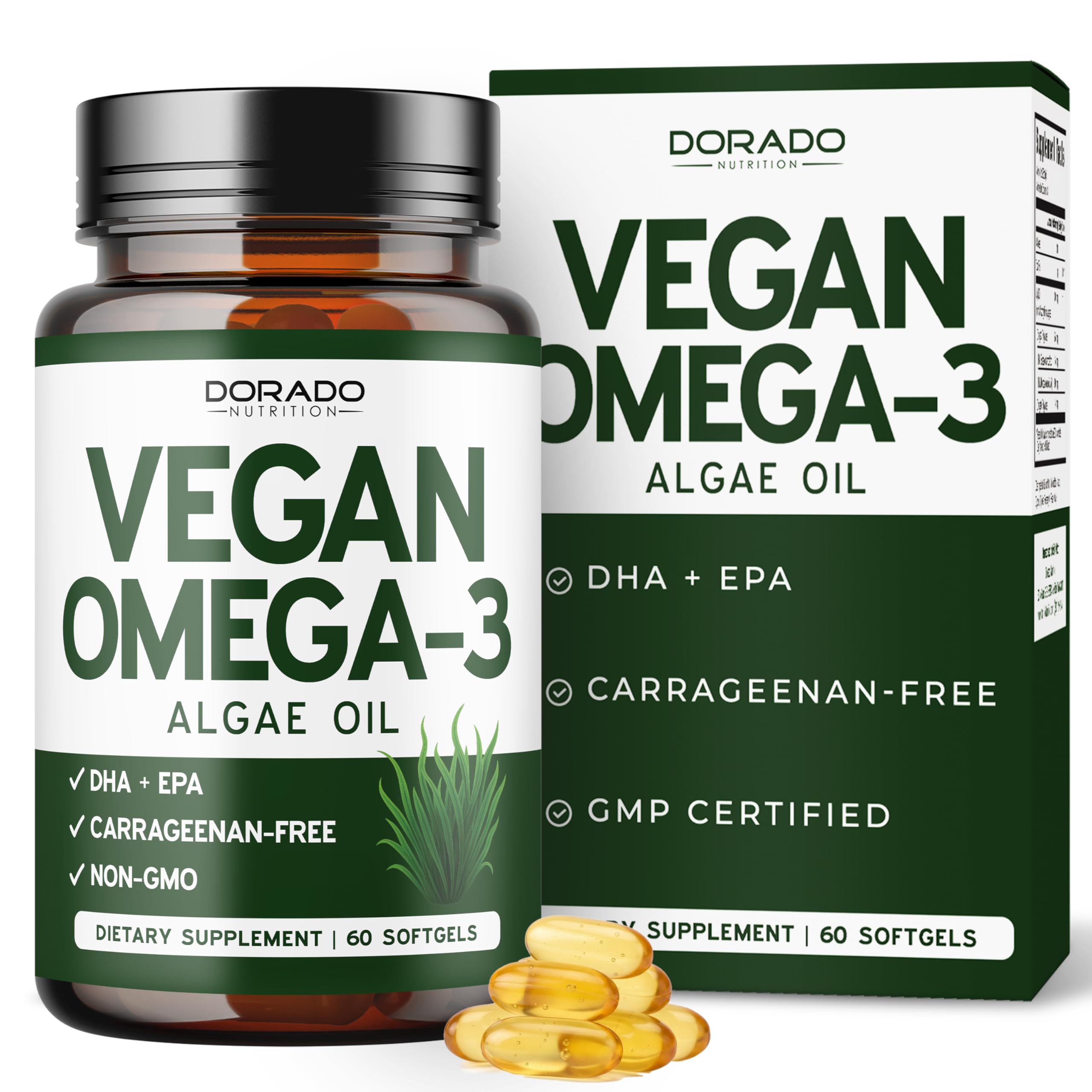 Vegan Omega 3 Algae Oil (Dorado Nutrition)