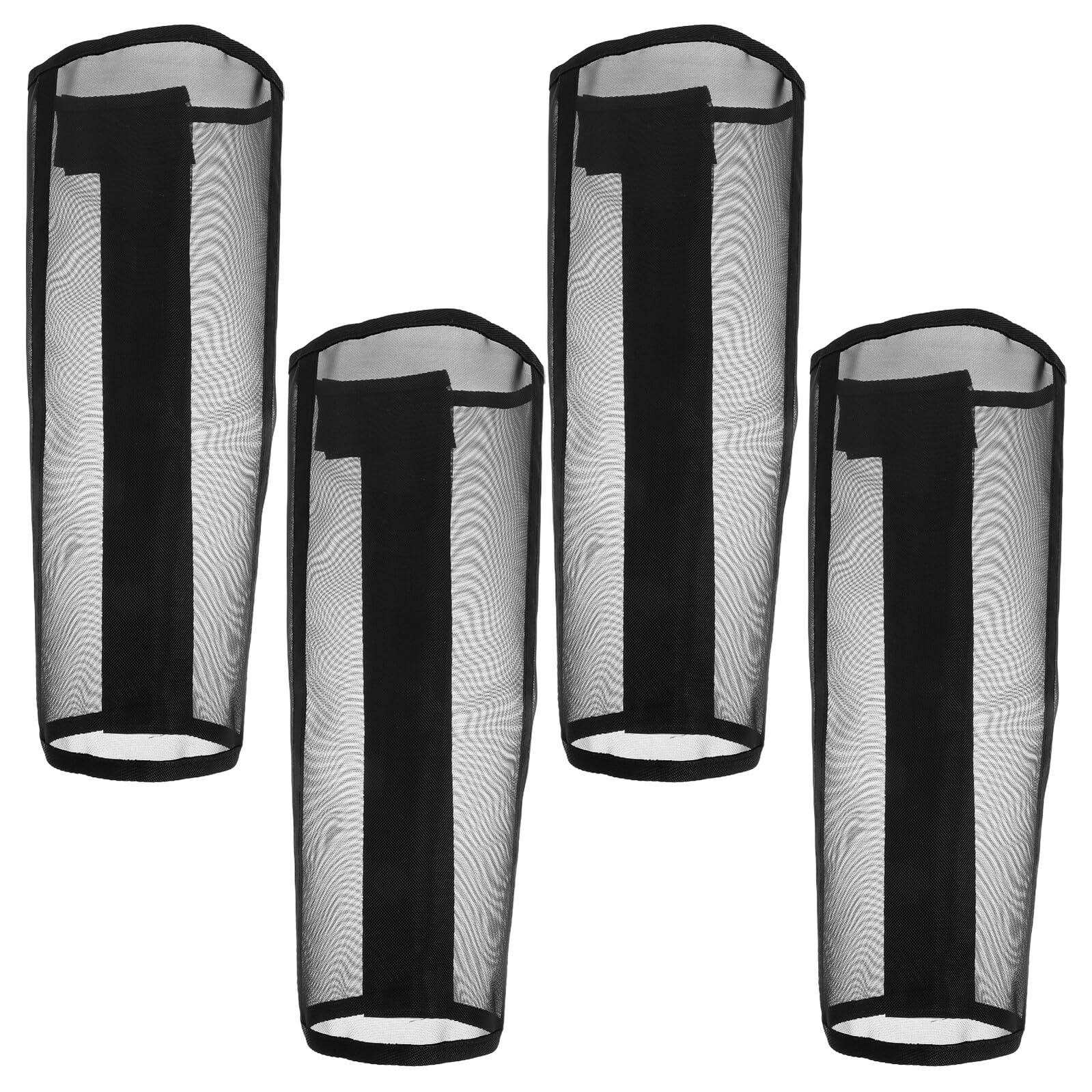 Protectores para patas de caballo Veemoon 4 piezas de malla negra