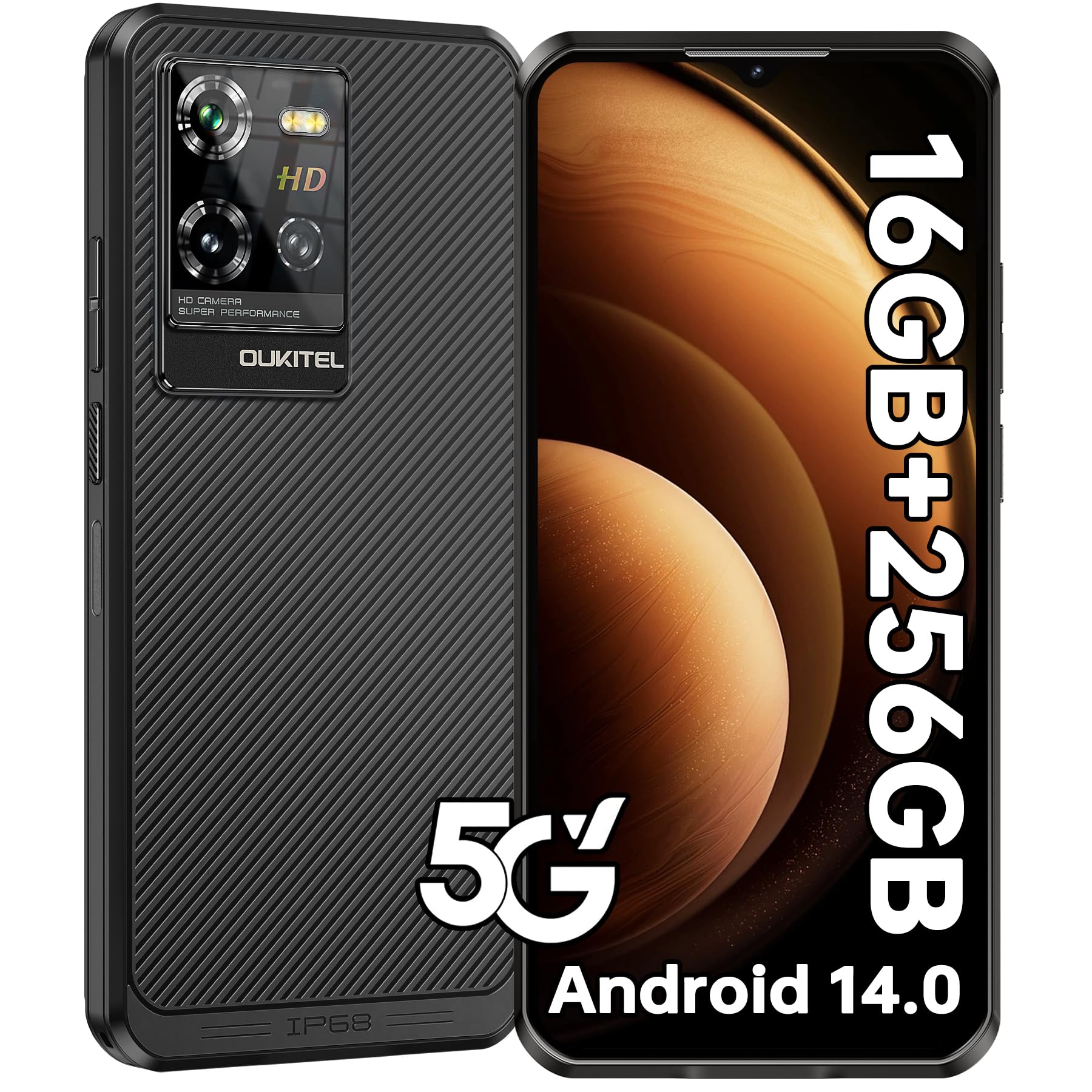 SIMフリー スマホ - Android14 タフネススマホ 24+256GB SIMフリー スマホ - Android14 タフネススマホ 24+256GB