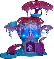 Vista 6 de Magic Mixies Mixlings Magic Light-Up Treehouse con revelación de habitación mágica y exclusiva mezcla de magia brillante y varita Exclusivo