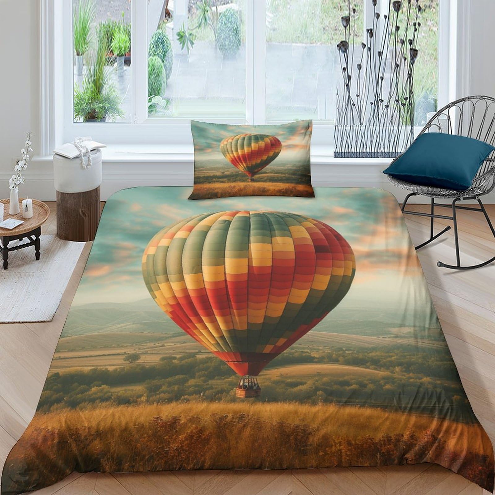 Couette et respirant parure de lit 135x200 microfibre hypoallergénique enfant