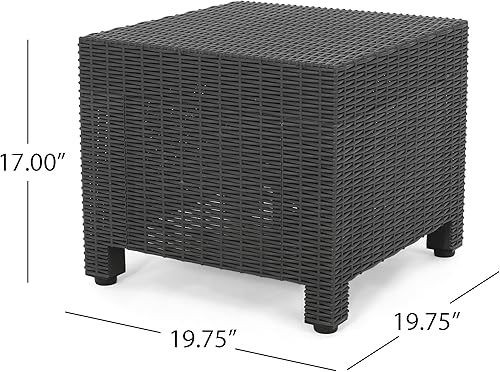 Miniatura 4 de Christopher Knight Home 311228 Juegos de conversación para exteriores, 24.75 pulgadas de profundidad x 30.00 pulgadas de ancho x 27.25 pulgadas de