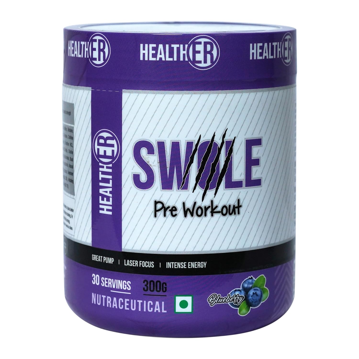 HealthER Swole Pre Workout with Creatine for Advanced Athletes