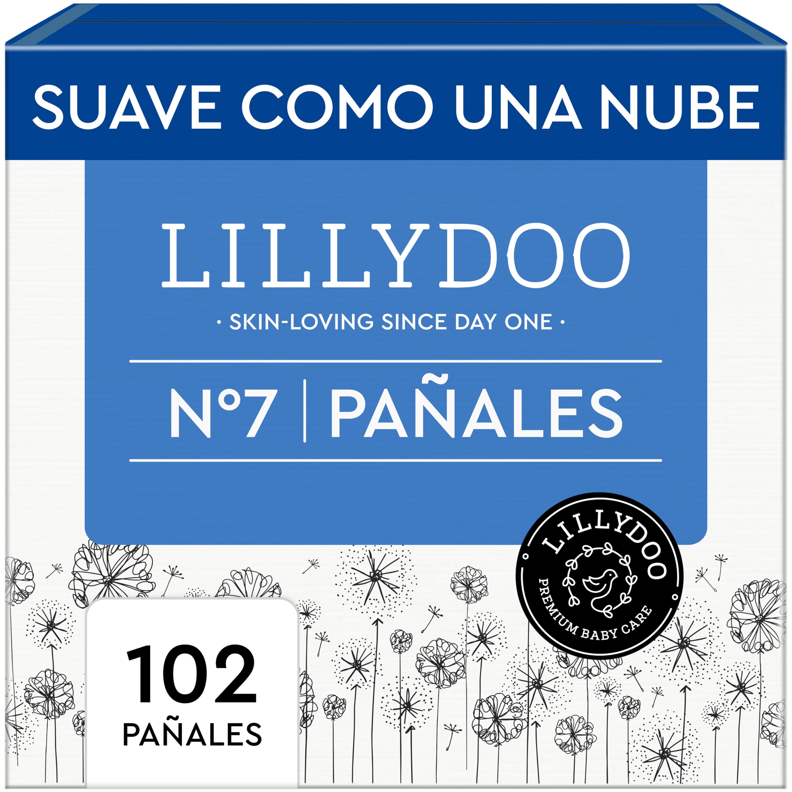 Pañales LILLYDOO delicados con la piel - talla 1 (2+ kg), caja de medio mes (72 unidades), protección contra fugas, suaves, sin perfumes ni lociones y dermatológicamente probados — view 20