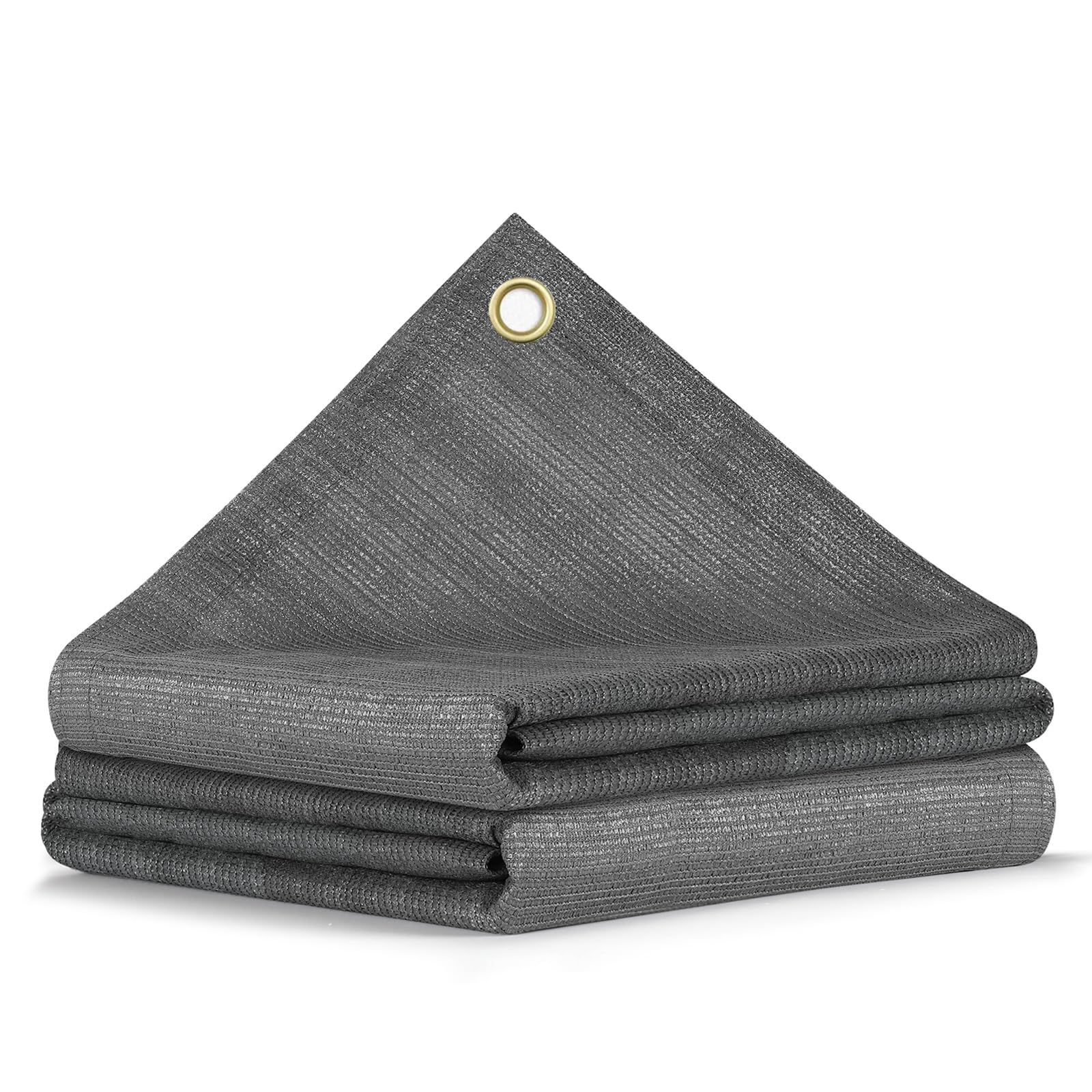 Photo 1 of Junkogo 12x15 FT Shade Cloth, 90% UV Protection, 200GSM Sun Shade Fabric for Patio Deck Heat Protection - Breathable Shade Screen for Pergola, Outdoor Garden, Backyard, Gray