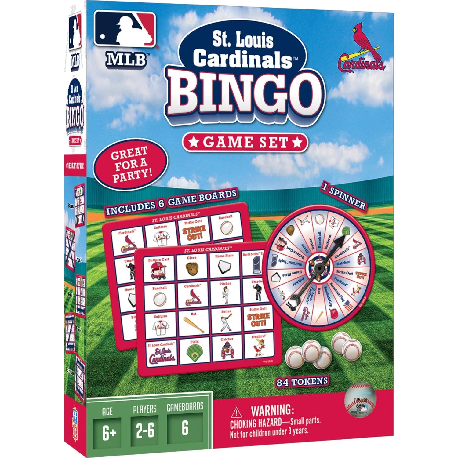 MLB Baby Fanatics Slc3250: St. Louis Cardinals Bingo Game