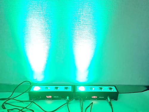 Miniatura 7 de SENLAN - Luz LED para escenario de lavado de pared, 4 piezas, X3W RGB 3 en 1 LED y casa de aluminio completo de 7 modos DMX512 para