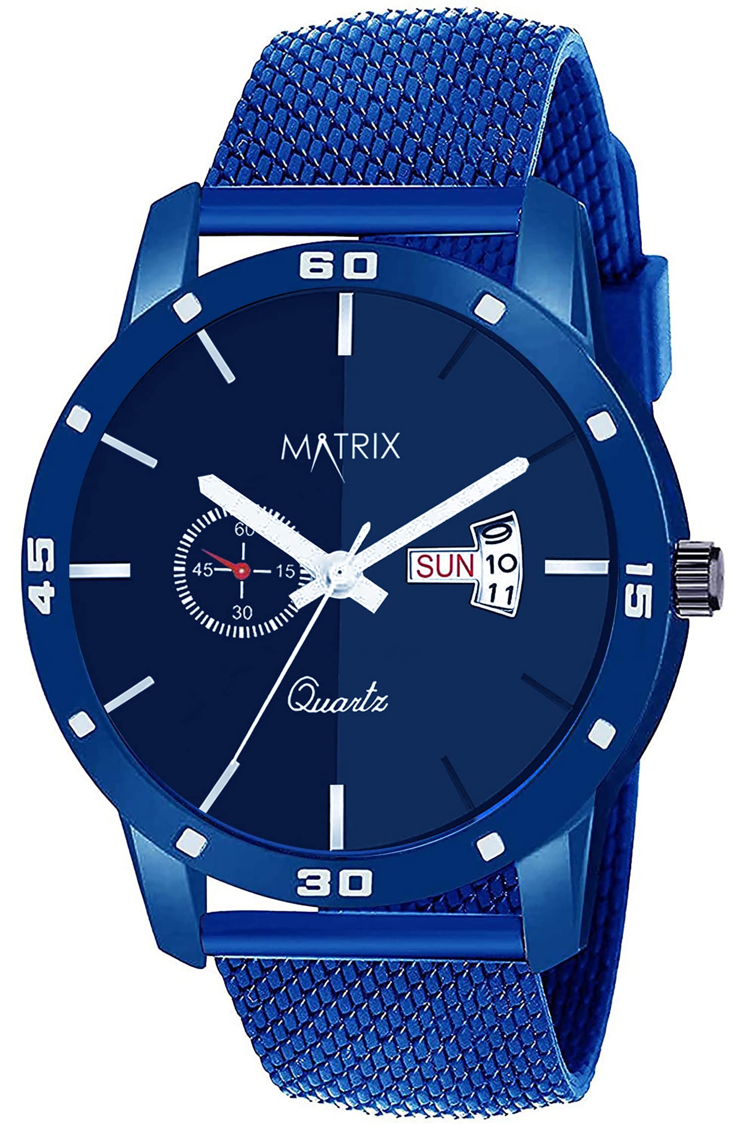 Matrix Black Swiss Analog Wrist Watch for Men & Boys (Blue-Silicone) (B0BC8Q9X81) Amazon Price History, Amazon Price Tracker