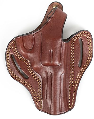 Funda EDS S&W 35738 de 4 pulgadas OWB funda para pistola de cuero