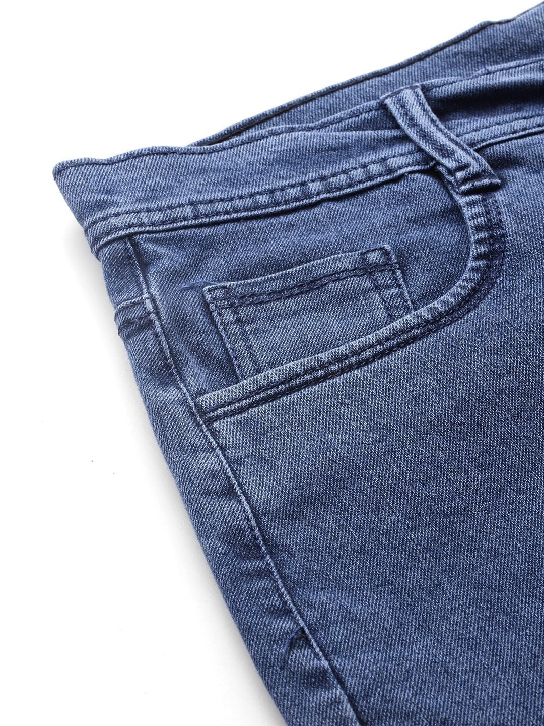 Aarika dżinsy dziewczęce Blue Color Solid Denim