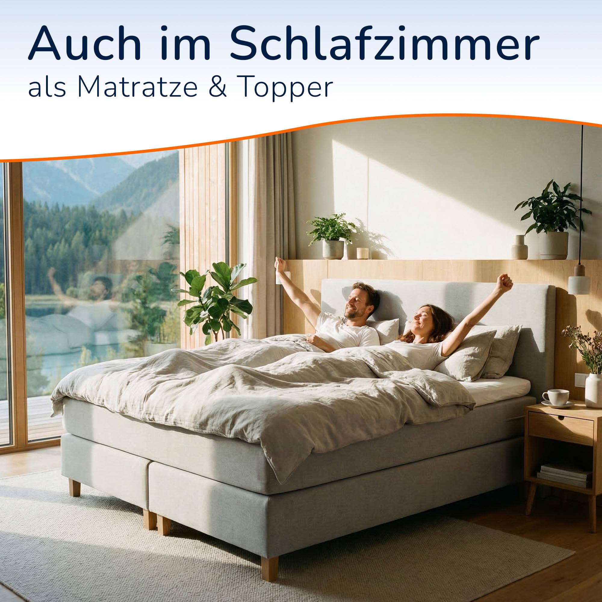 MSS e.K. Schaumstoffplatte Polster Auflage Topper - 200 x 50 x 5 cm - RG27/45