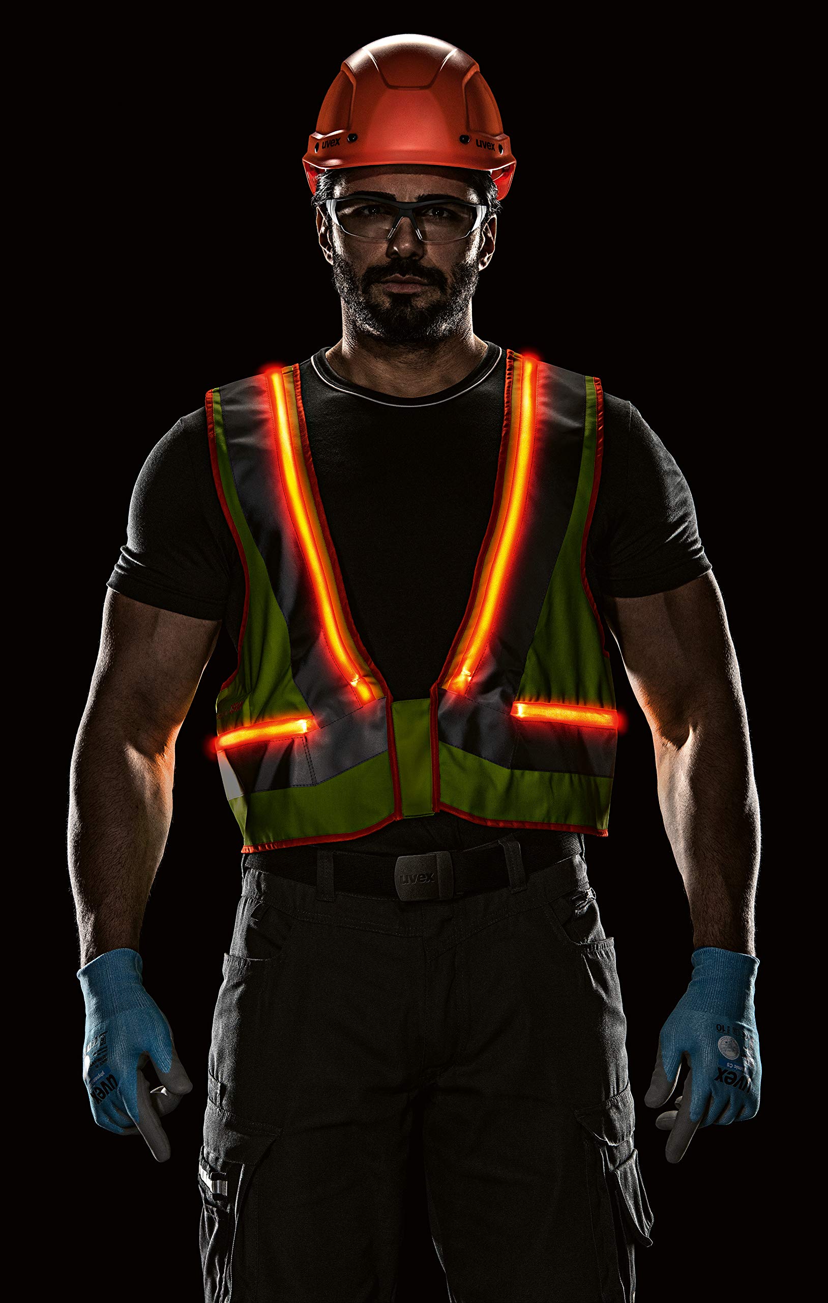 Uvex 1725510 - Gilet di sicurezza ad alta visibilità