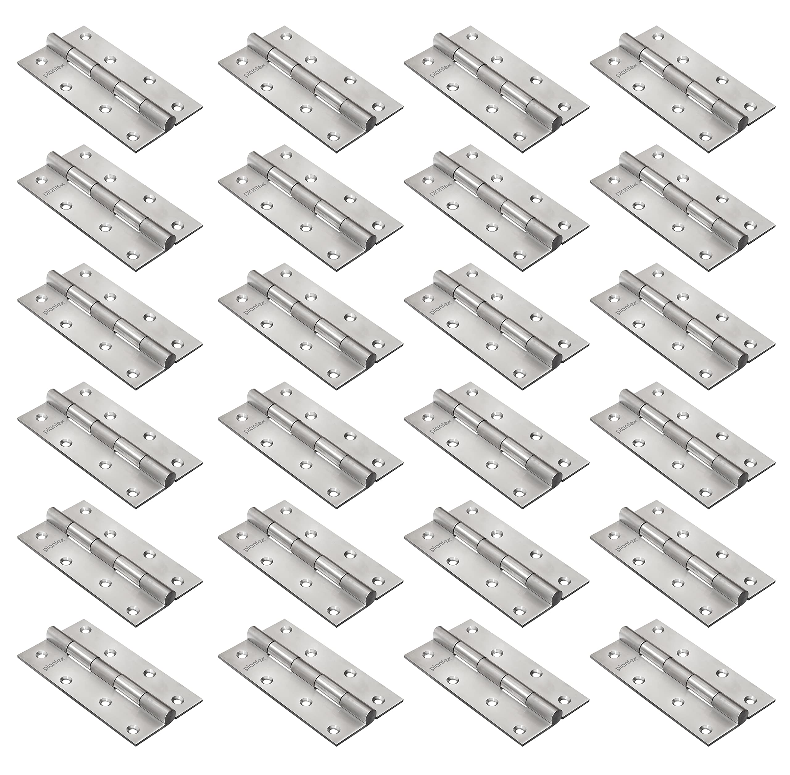 Heavy Duty Stainless Steel Door Hinges - 6 Pack -12 Heavy Duty Stainless Steel Door Hinges - 6 Pack -12