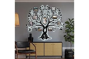 Family Tree Wall Decals for Living Room Decor, 68.8" x 62"