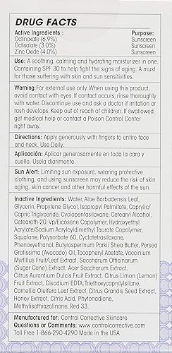 Miniatura 3 de CONTROL CORRECTIVE Crema botánica calmante Spf 30, 2.5 onzas, protector solar, hidratantes, piel sensible, calma la piel y protege, aceite de germen
