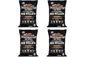 Bear Mountain BBQ Smoker Pellets: Premium Hickory Kick for Your Grille