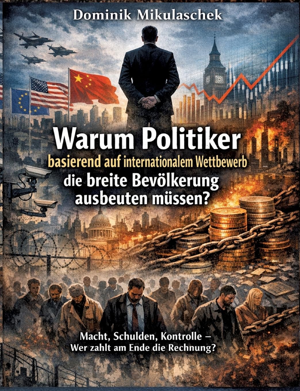 Warum Politiker basierend auf internationalem Wettbewerb die breite Bevölkerung ausbeuten müssen?: Macht, Schulden, Kontrolle - Wer zahlt am Ende die Rechnung?
