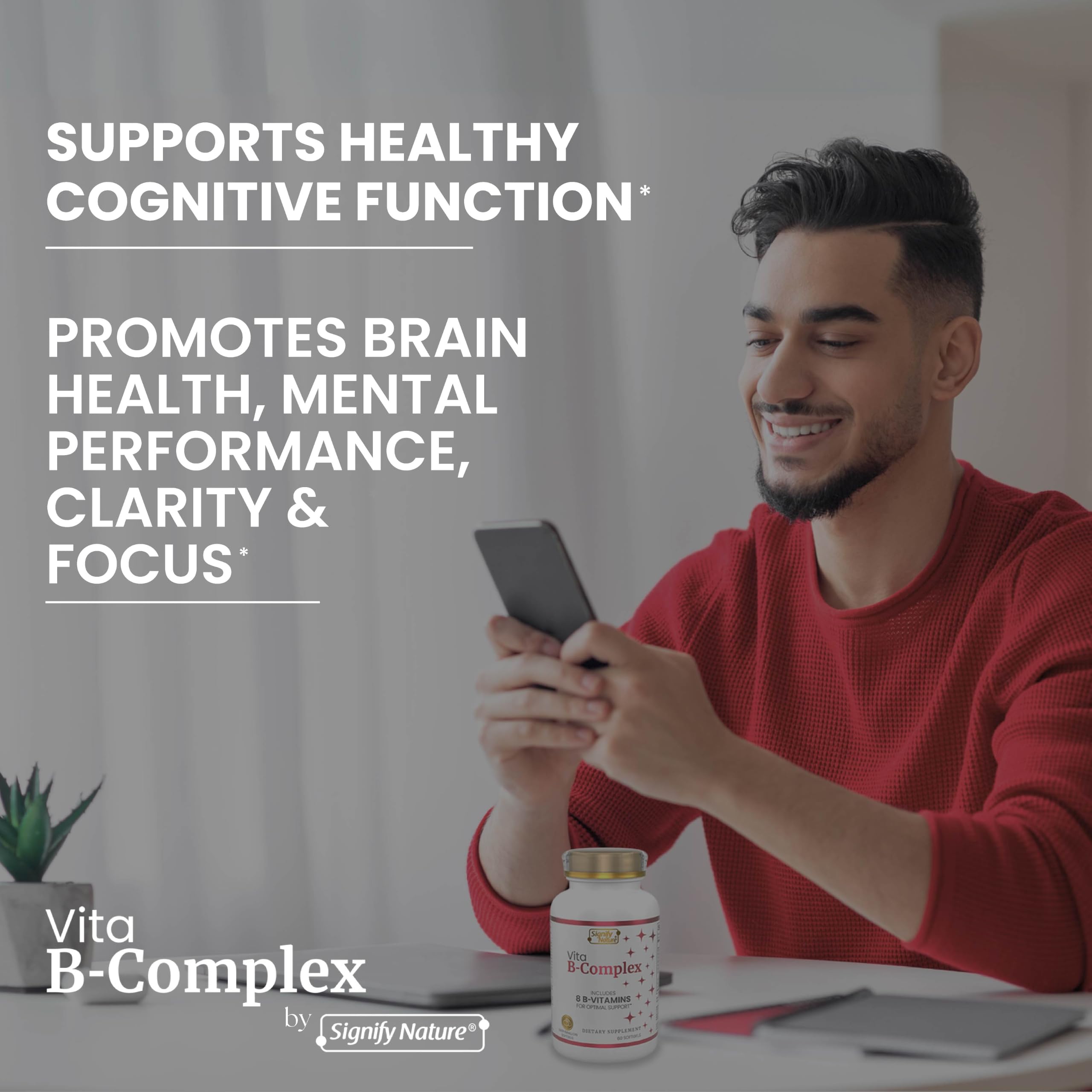 SIGNIFY NATURE VitaBComplex – B Complex Vitamins for Men & Women, 60 CT — Amazon image 5
