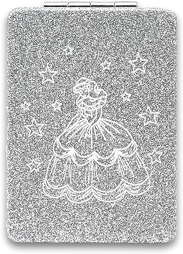 Miniatura 8 de 12 piezas Sweet 15 Quinceañera Bling Espejo compacto cuadrado de cuero espejo de maquillaje Recuerdos de Bautizo Primera Comunión Mis Membrillo Años