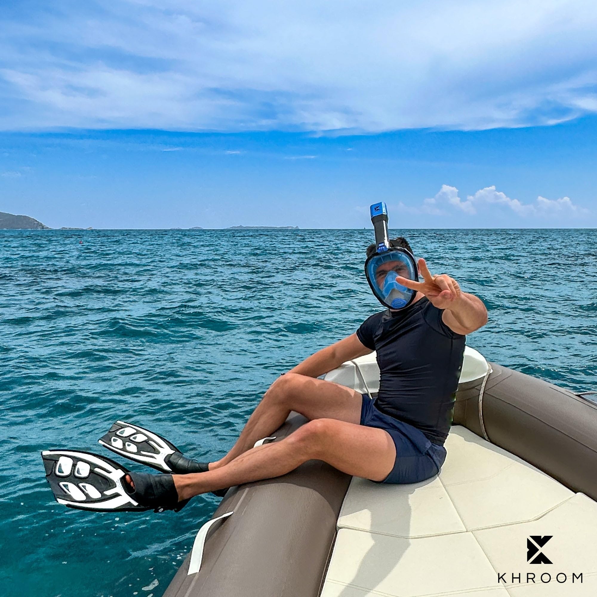 Khroom Aletas de esnórquel para Adultos 36-47 | Producto Premium Fabricado en Italia | Aletas de Buceo para Mujeres y Hombres | Aletas de natación para Adultos para esnórquel