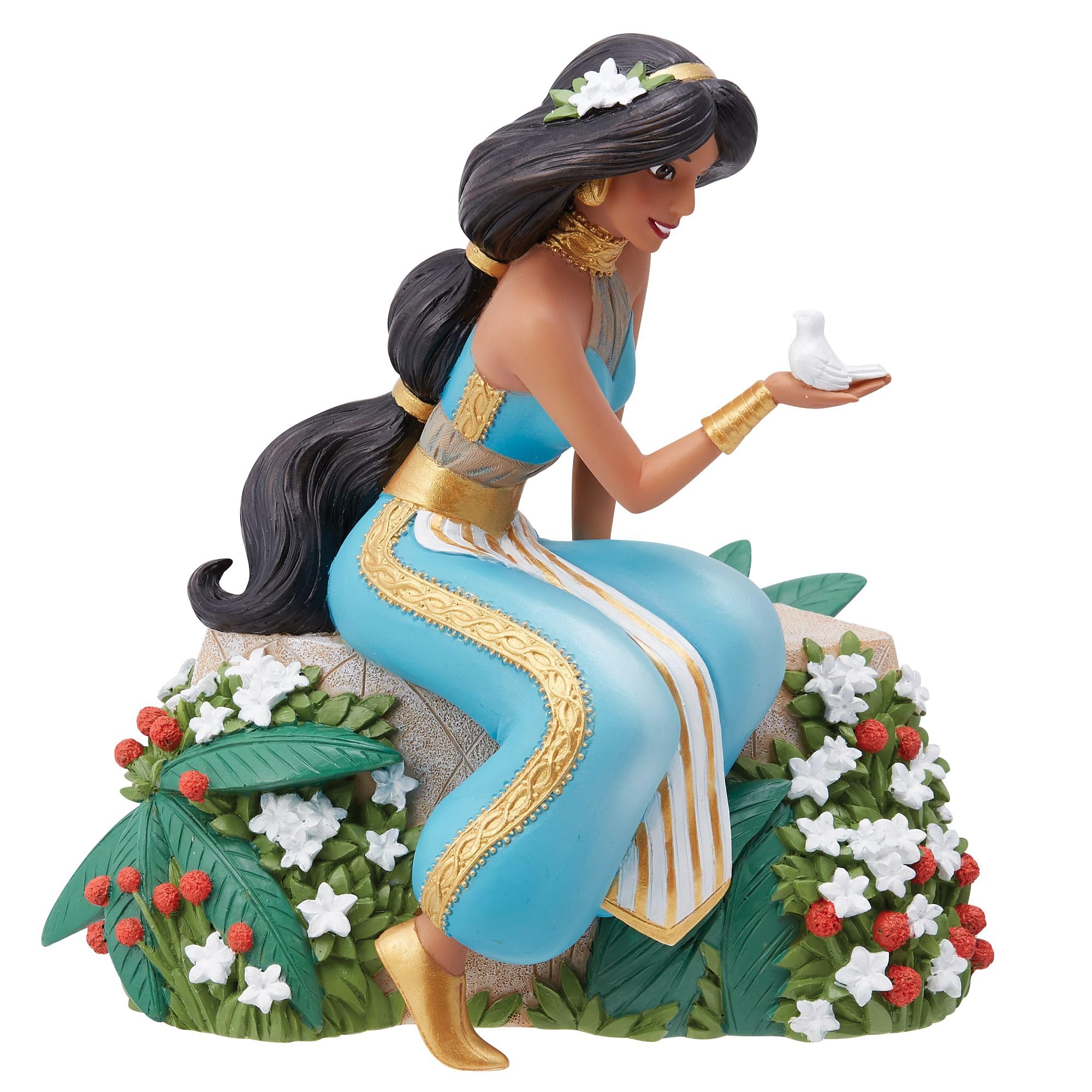 Disney Showcase Collection Botanical Jasmine Figurine, Multicolor, height 16.5cm
